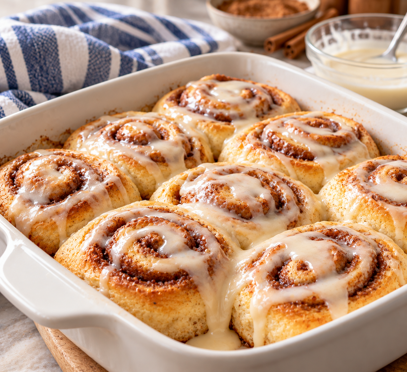 Easy Greek Yogurt Cinnamon Rolls (No Yeast Required)